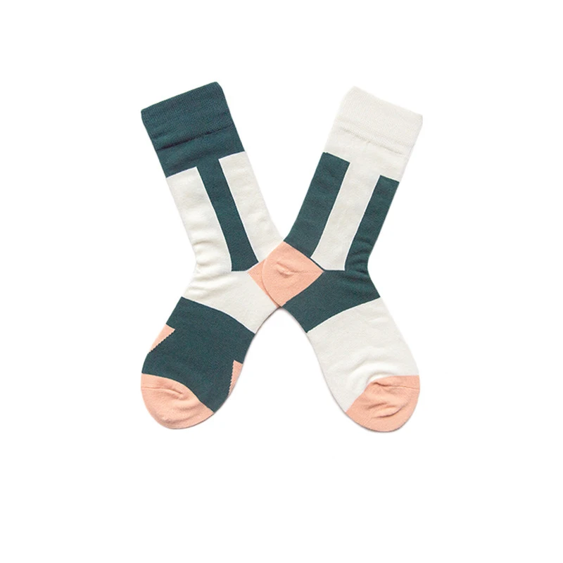 Мужские Носки Happy женские носки в полоску мужские из чесаного хлопка Calcetines