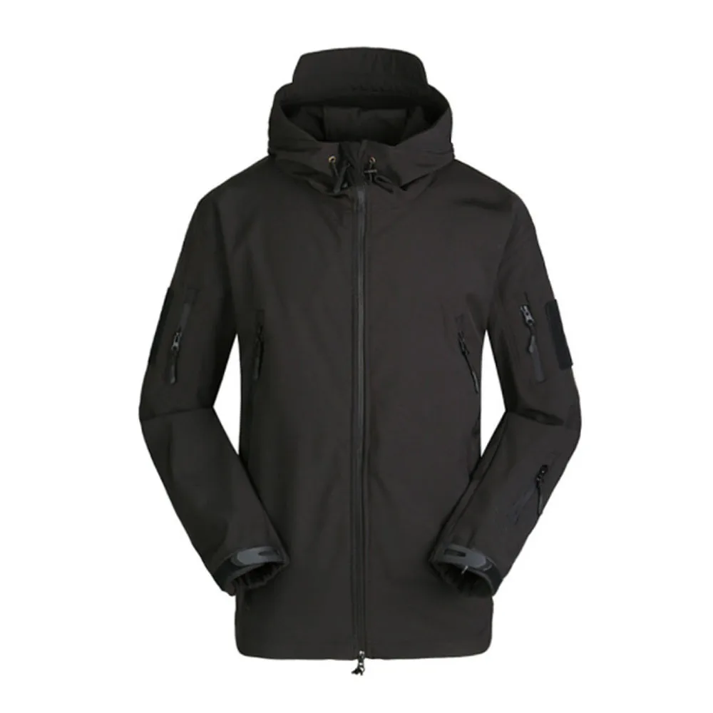 

Men Sweatshirt With A Hood Men Jacket Coat Jacket Winter Waterproof Soft Shell Jackets Windbreaker Clothes#NFA