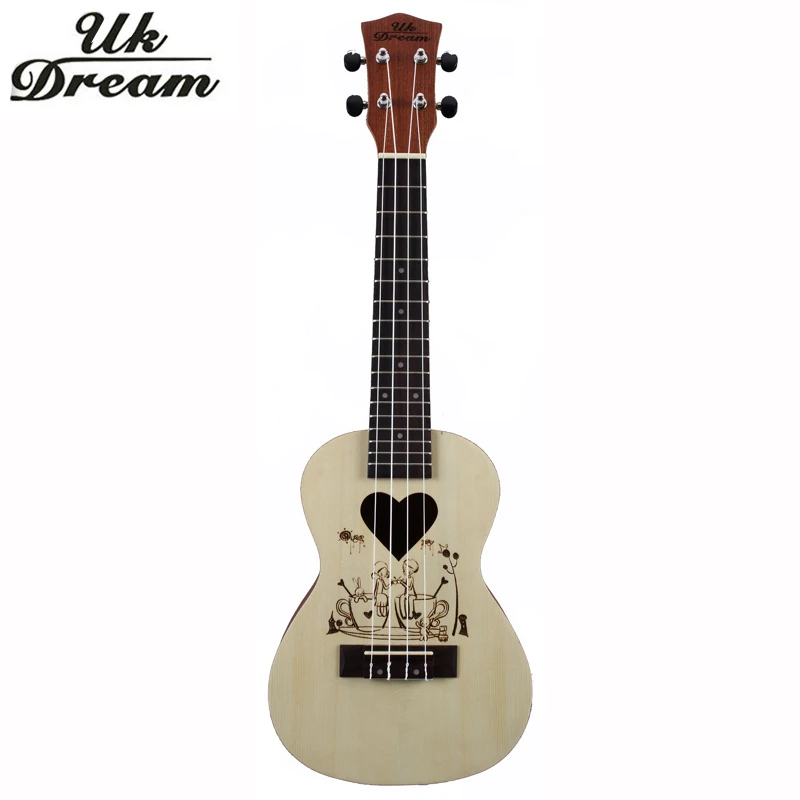 Укулеле деревянные 23 дюймовые гитары бразильская инициатива адаптерия