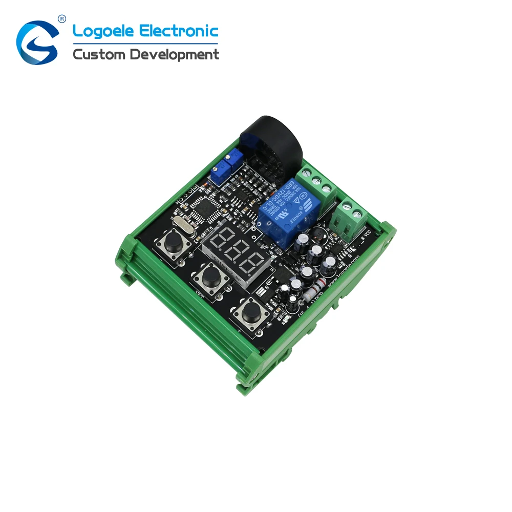 High quality AC 0-20A Current Sensor module Switch output Full range of linear delay relay output. Free shipping | Электроника