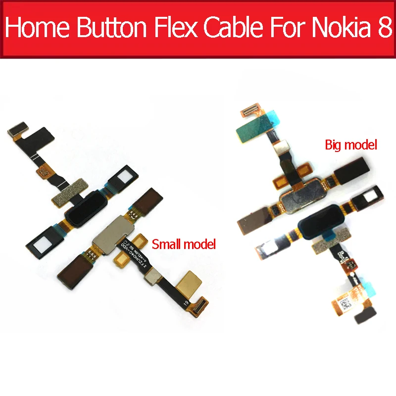 Датчик отпечатков пальцев гибкий кабель для Nokia 5 6 6,1 7 8 Кнопка Home Touch ID КЛЮЧ гибкий ленточный запасные части