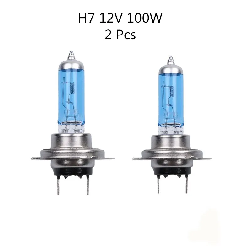 2 шт. H7100W 12V Супер яркая белая противотуманная лампа 100W передсветильник РА