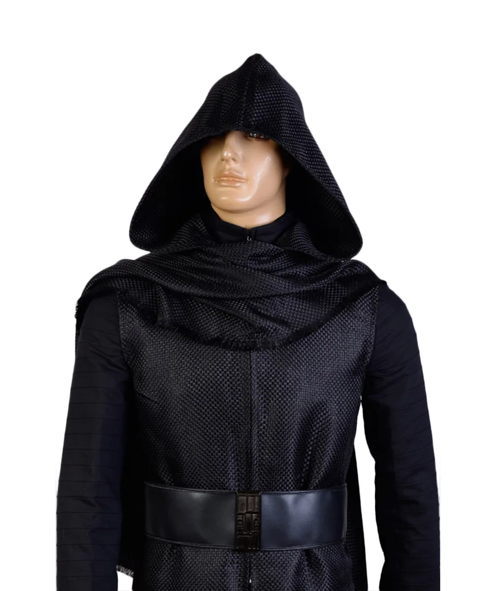 Женский костюм для косплея Sith Kylo Ren Черный Полный комплект униформы Хэллоуина