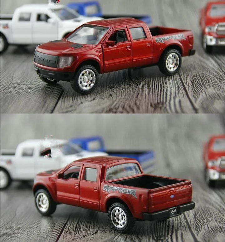 Высокая моделирования FORD Raptor, Dodge, модель машины пикап автомобиля, 1: 32 сплава F150 игрушечный пикап, металл, литье, Коллекционная модель