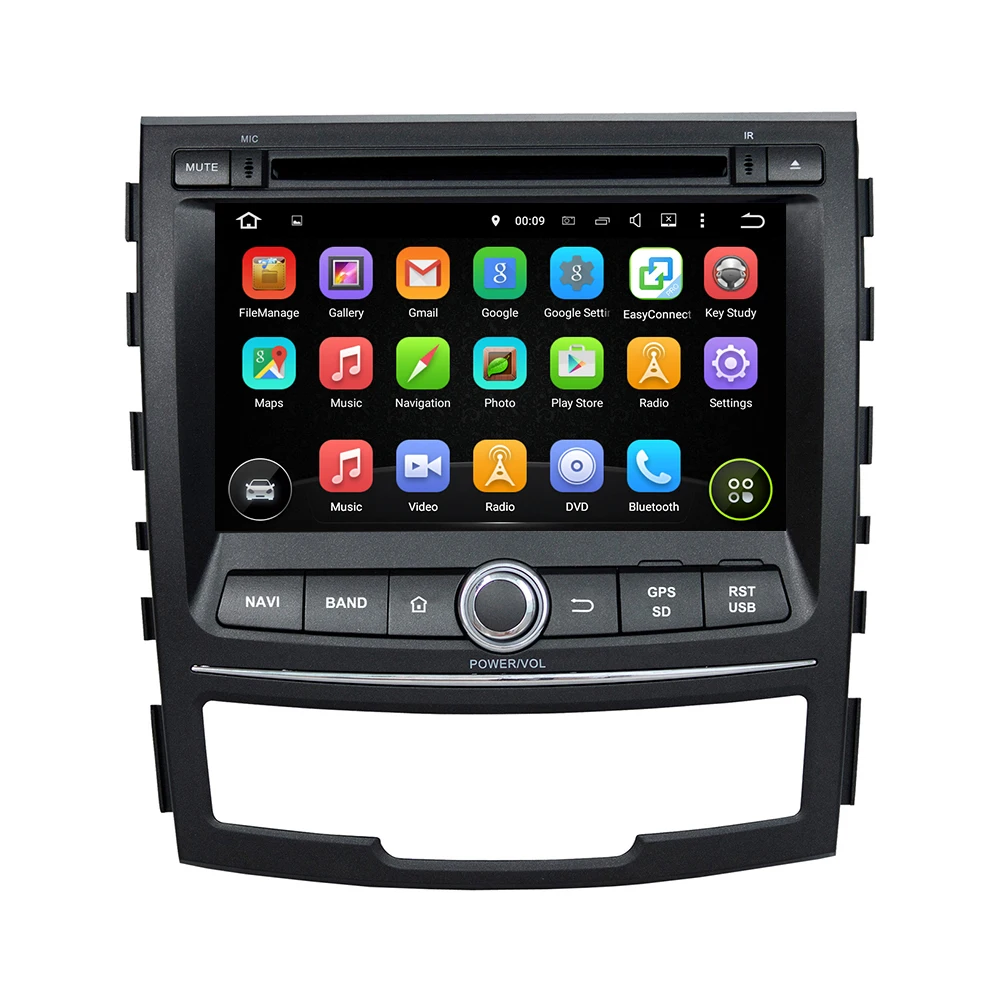 KLYDE 7 &quot2 Din 8 ядерный Android 0 автомобильный dvd плеер для SsangYong Korando 2010 2013