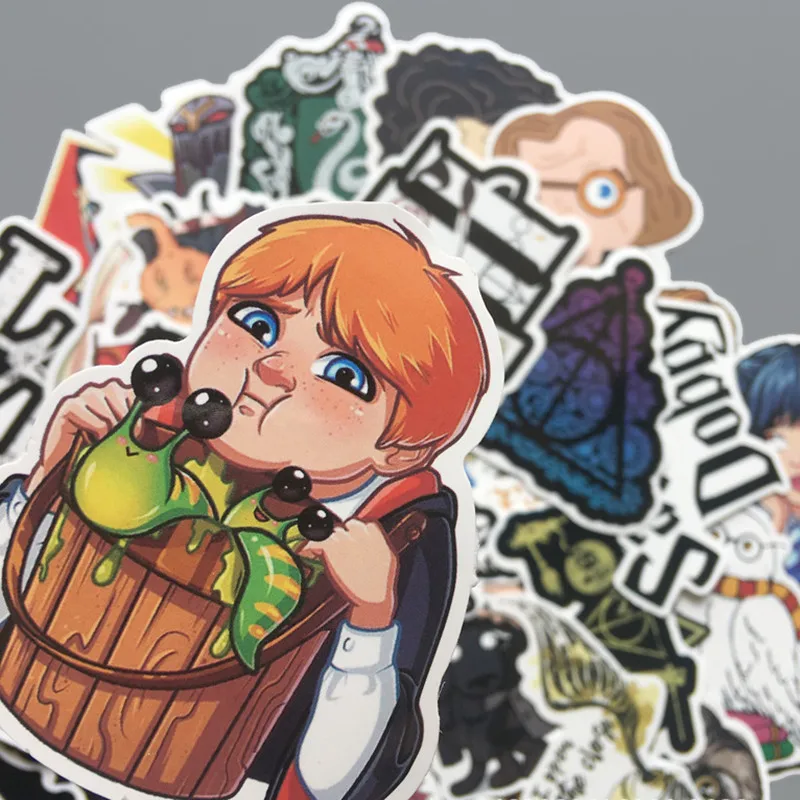 53 шт./лот Волшебные забавные наклейки из фильмов для детей игрушек блокнотов