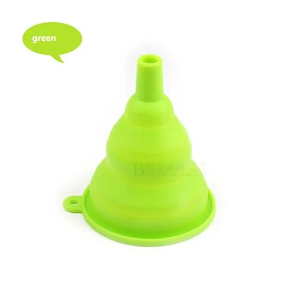 Силиконовый масляный фильтр кухонный инструмент складные воронки для пищевых
