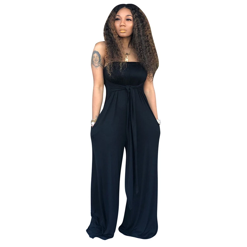 Уличный пляжный комбинезон большого размера с широкими штанинами для женщин