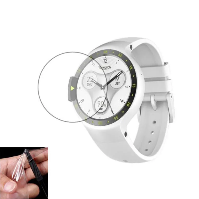 

3 шт HD Прозрачная мягкая защитная пленка для часов Ticwatch S /Ticwatch E смарт-часы с полным экраном Защитная пленка для Diaplay (не стекло)