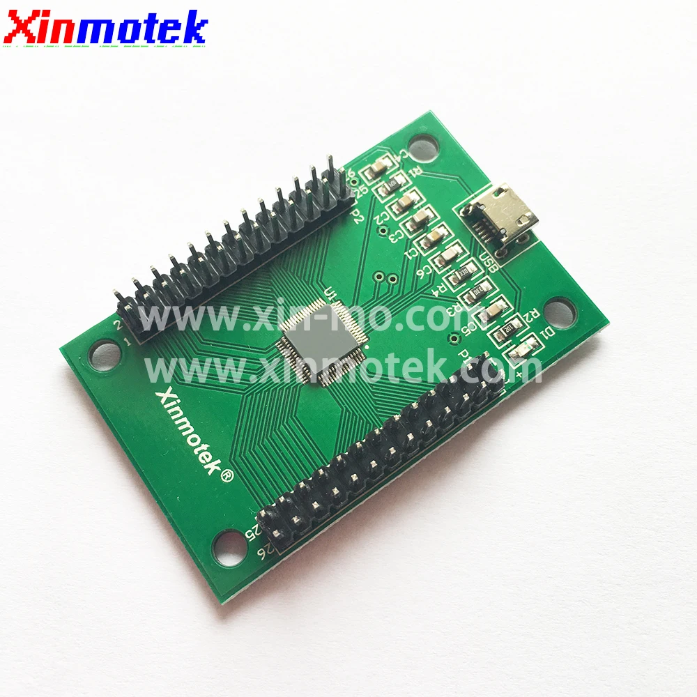 Xinmotek XM 11 светодиодный 2 игроков контроллер с проводами/USB к аркадная игра