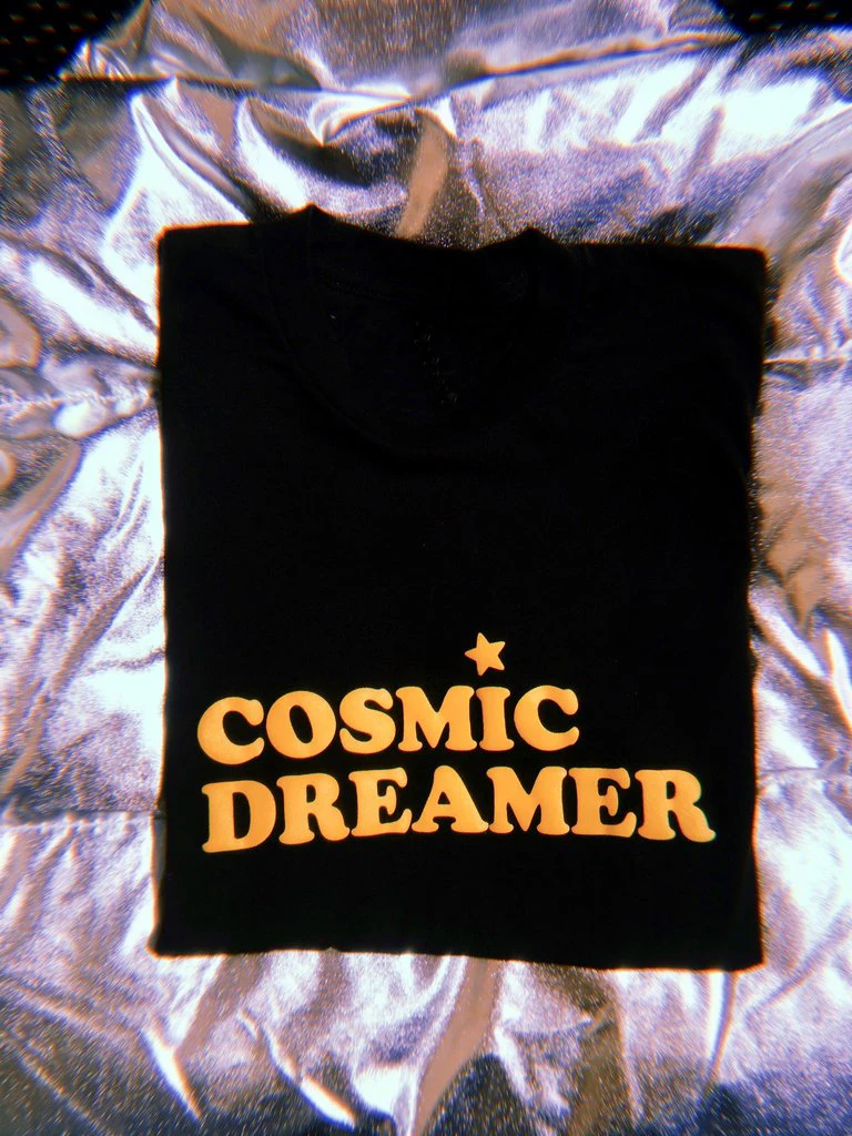 Футболка COSMIC DREAMER забавная одежда с графическим рисунком модная футболки