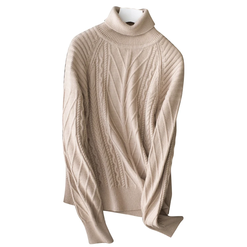 BARESKIY 19 spring and autumn cashmere sweater women's pullover high collar female solid color ladies basic | Женская одежда