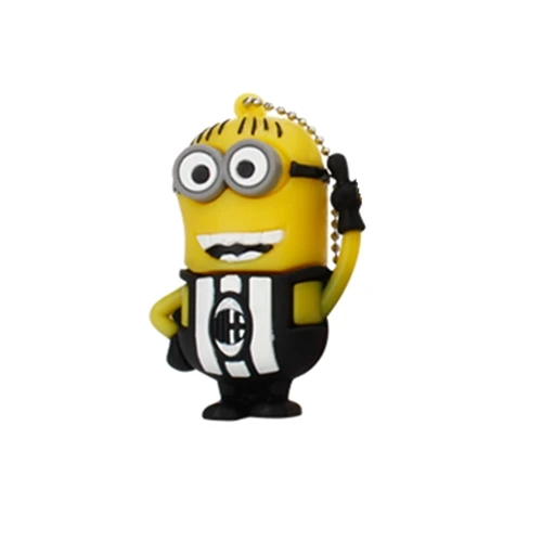 usb флеш-накопитель 2,0 Забавный милый маленький желтый человек карта памяти 4 ГБ 8 ГБ 16 ГБ 32 ГБ 64 ГБ флеш-накопитель 128 ГБ флеш-накопитель - Цвет: usb free delivery
