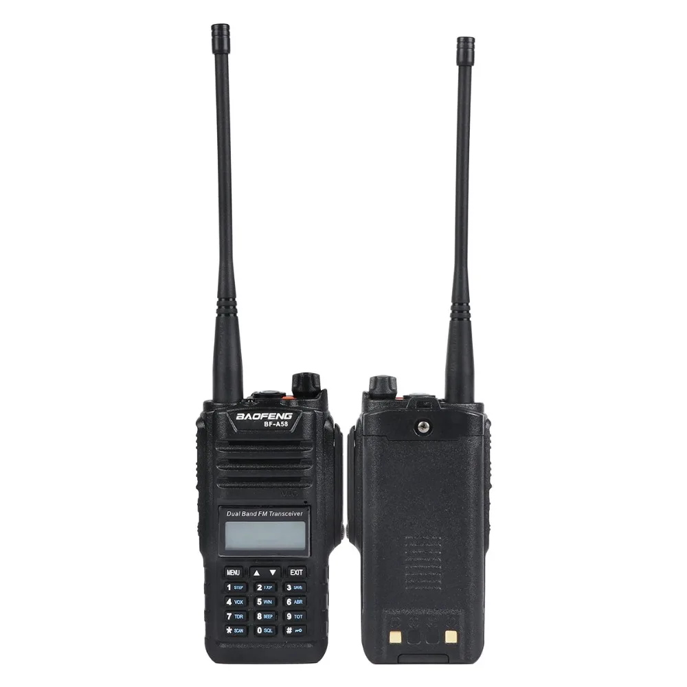 2 шт./лот Baofeng BF A58 IP67 из водонепроницаемого материала для переносного приемо