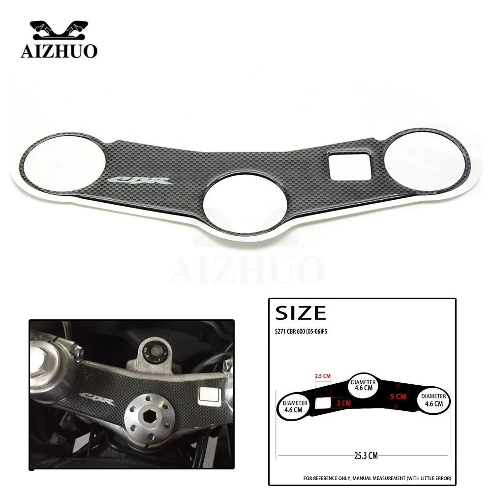 Для HONDA CBR 600 CBR600 2005 2006 кронштейн для Руля Мотоцикла защитная пластина масляный бак