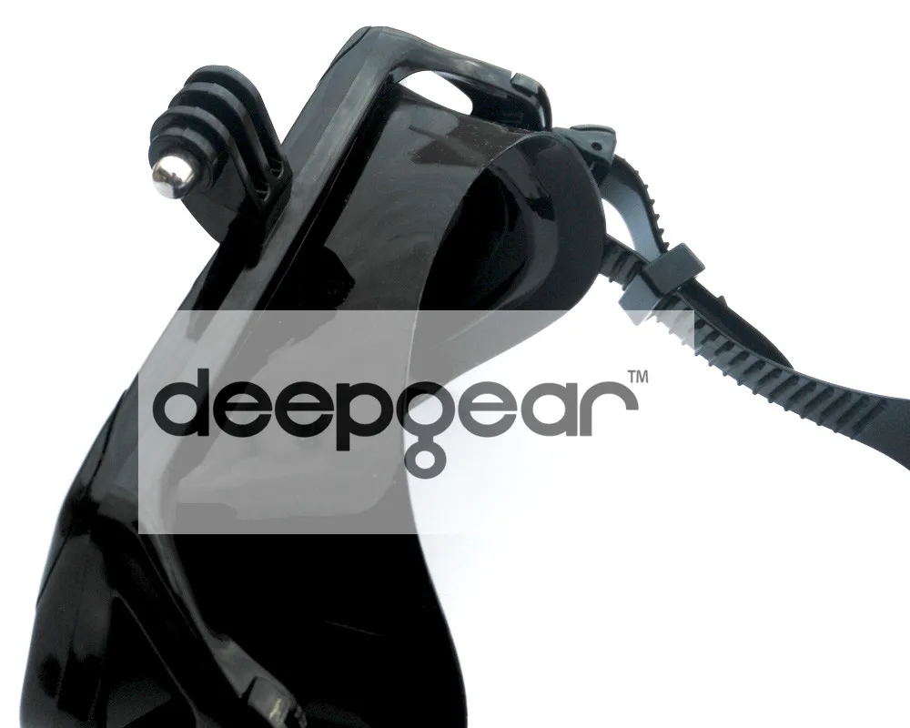Набор для подводного плавания DEEPGEAR CAMAERA закаленная маска черные силиконовые