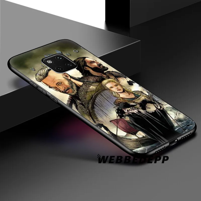 WEBBEDEPP Vikings Tv Shows Soft Silicone Case for Huawei Honor Mate 20 10 8X 8C 8 6A 7A 7X 7C Lite Pro TPU |