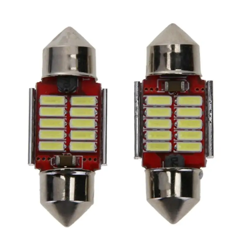 2 шт. Автомобильные светодиодные лампы 4014 12SMD 12 в 1 8 Вт|Сигнальная лампа| |