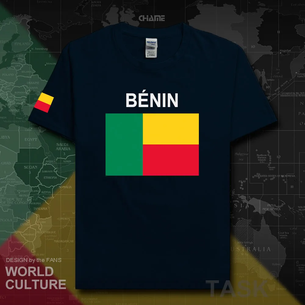 Бенин Beninese Футболка Мода 2018 Джерси Национальная команда 100% хлопок футболка