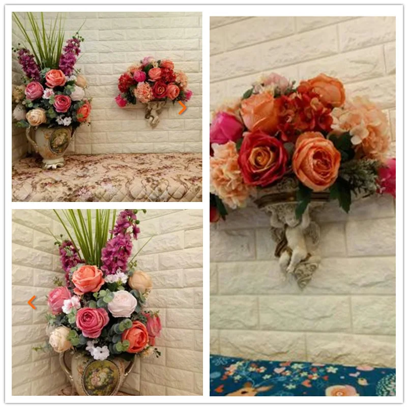 Современный белый 3D кирпичная кладка панели для домашнего декора толщиной 10 мм