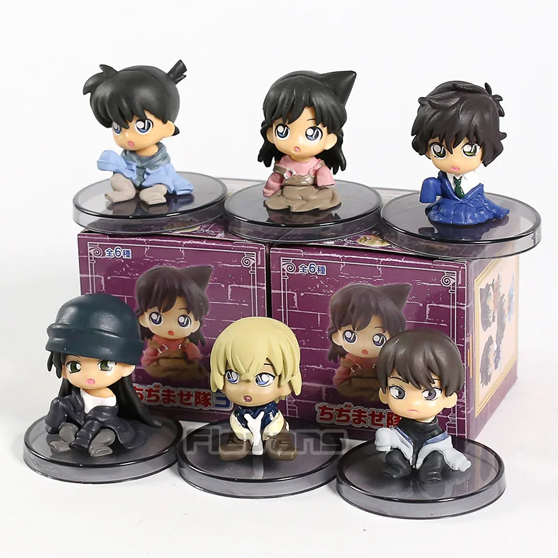 Фигурки детектива Конана мури рана Куду Шиничи Амуро тоуру шотландка ржи сера