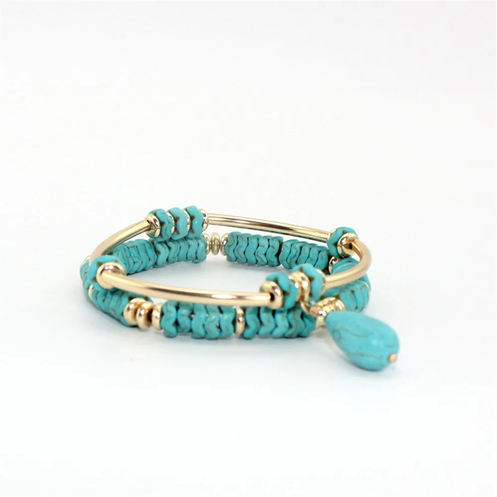 2015 Бесплатная доставка модный романтичный медный эластичный браслет Набор