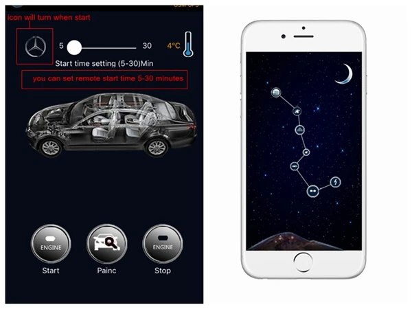 PLUSOBD телефон GPS трекер для Mercedes Benz GLK X204 GSM модуль автомобиля дистанционного
