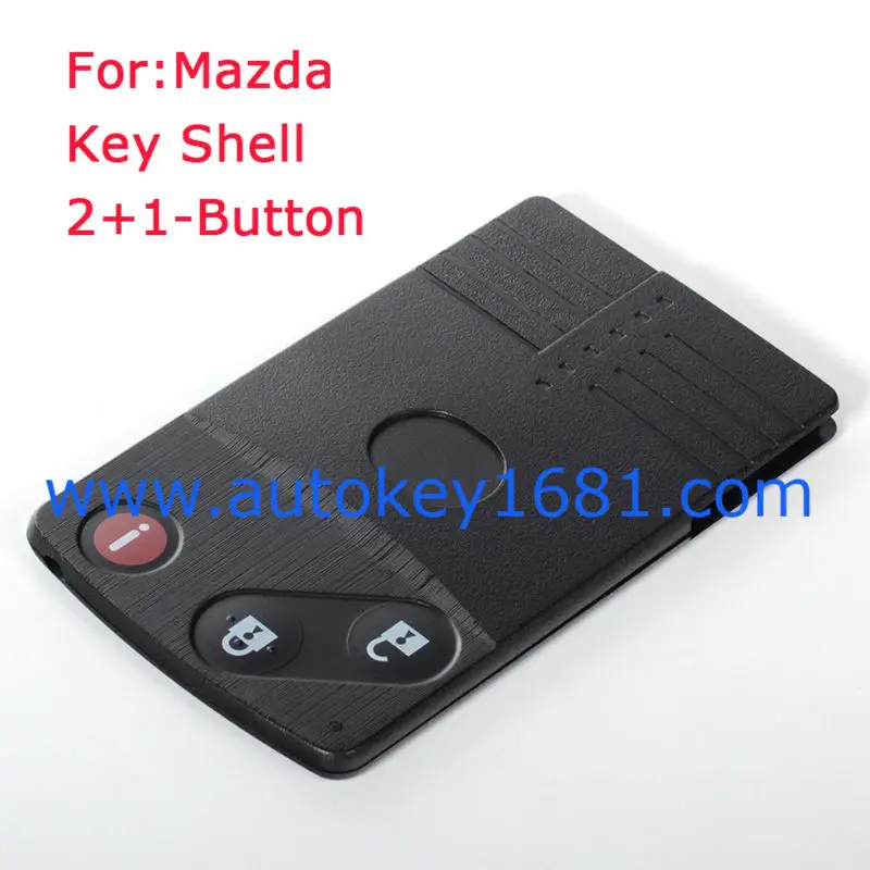 Дистанционный чехол для ключей Fob 2 + 1 кнопка Mazda 5 6 CX 9 7 Miata MX5|buttons buttons|button remotebutton case