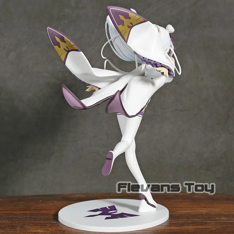 Кукла из ПВХ Re:Zero Kara Hajimeru Isekai Seikatsu E.M.T Emilia Коллекционная модель фигурка игрушка |