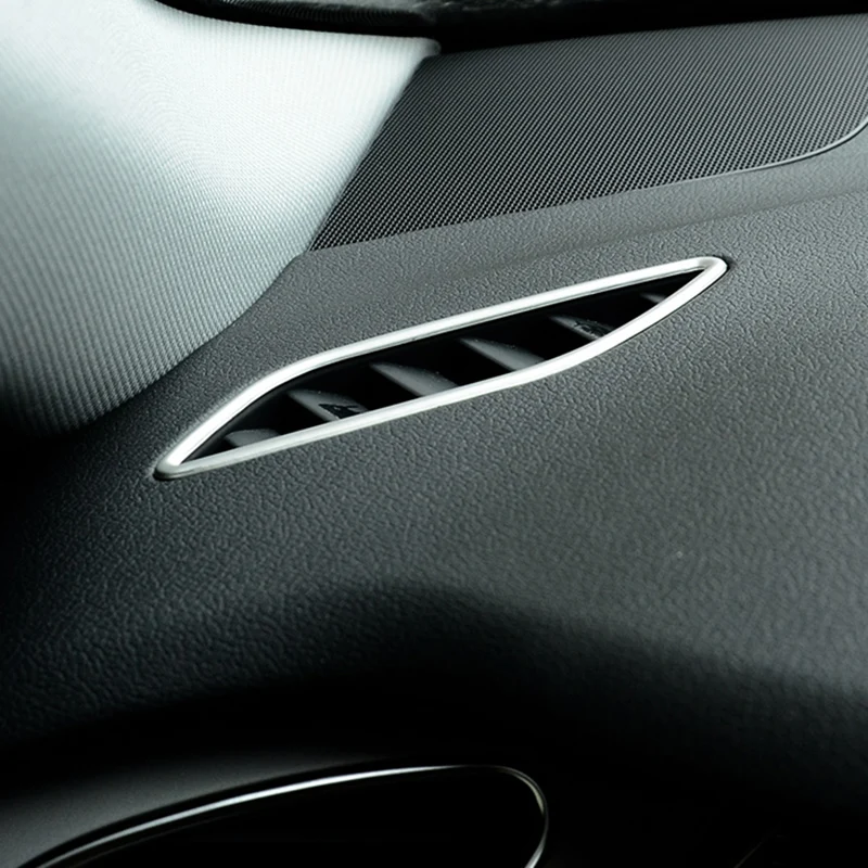 1 пара стайлинга автомобиля приборной панели кондиционер вентиляционное