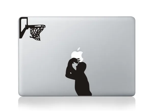Крутой стиль ноутбука ПВХ наклейка для Apple Macbook Наклейка Air Pro retina 1" 13" 1" забавные глаза ноутбук частичная наклейка кожи - Цвет: MB-black-Part C(170)