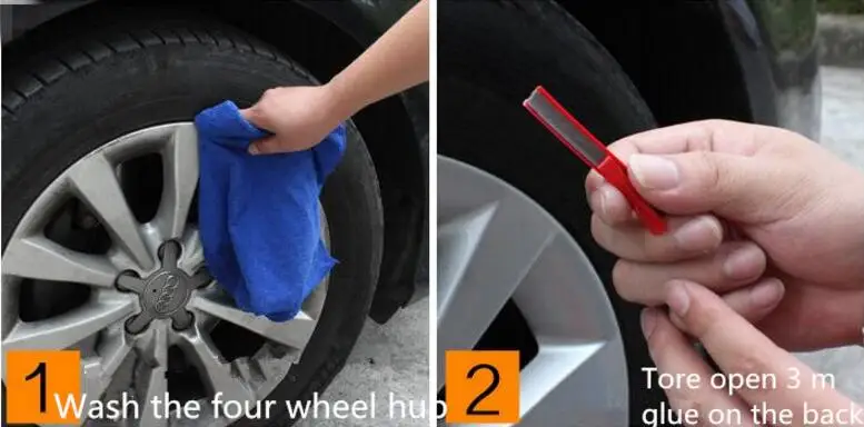 8 Meter/Roll Car Wheel Protection Sticker cover for Chery TIGGO A3 A5 ARRIZO 7 BONUS 3 M11 SEDAN HATCHBACK INDIS accessories | Автомобили