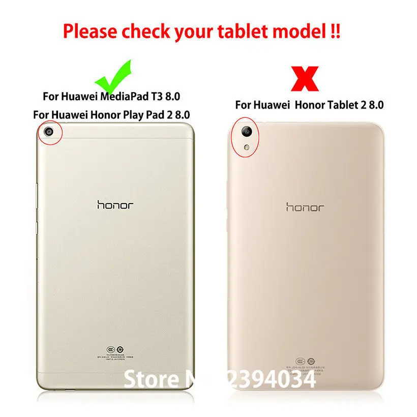 Роскошный тонкий чехол для Huawei MediaPad T3 8 0 KOB-L09 KOB-W09 чехол-подставка планшета Honor Play
