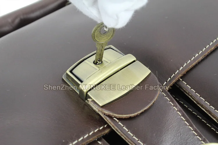 Luxury Genuine Leather Men Briefcase Leather Briefcase Men laptop Bag 15 6 Brief case Big Business Bag male Office Bag Work Bag