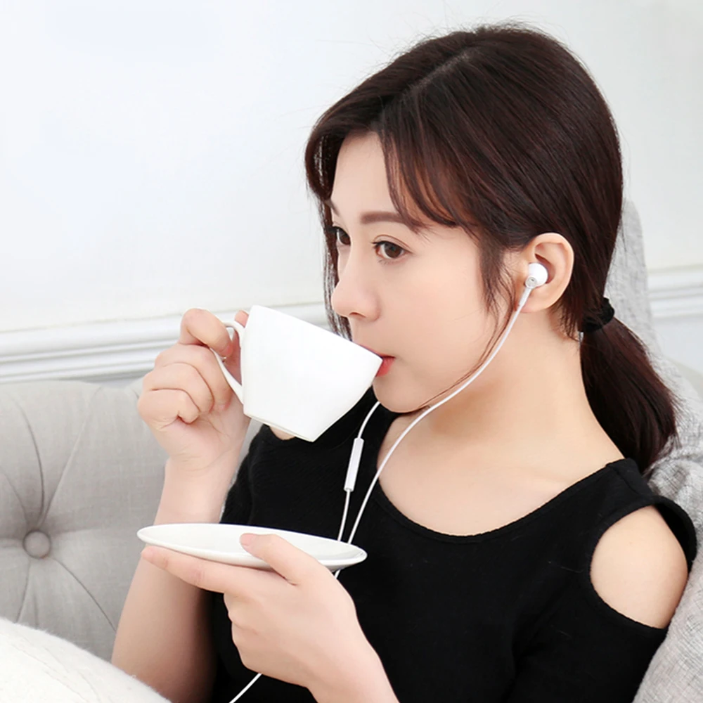 Оригинальные наушники Xiaomi Half In Ear USB Type C с проводным управлением Hi Res Mijia аудио