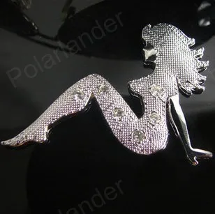 Новое поступление полностью Металлическая Автомобильная 3D наклейка