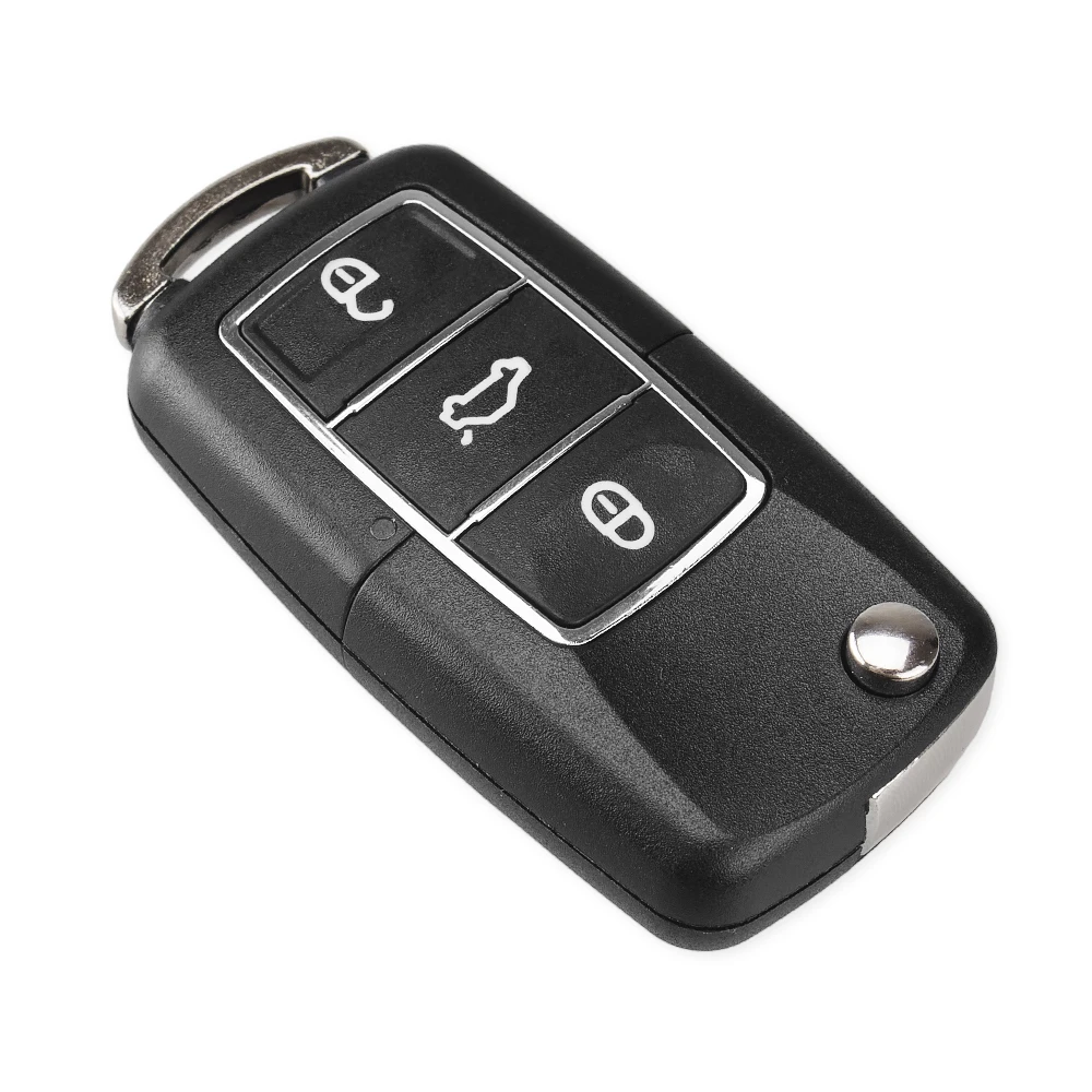 Чехол брелок KEYYOU для VW Passat b6 Polo Golf 4 6 Touran Bora Новое поступление складной ключ с 3