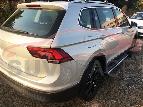 Алюминиевая боковая ступенчатая балка Nerf подходит для VW Volkswagen Tiguan All Space 2017 2018 2019
