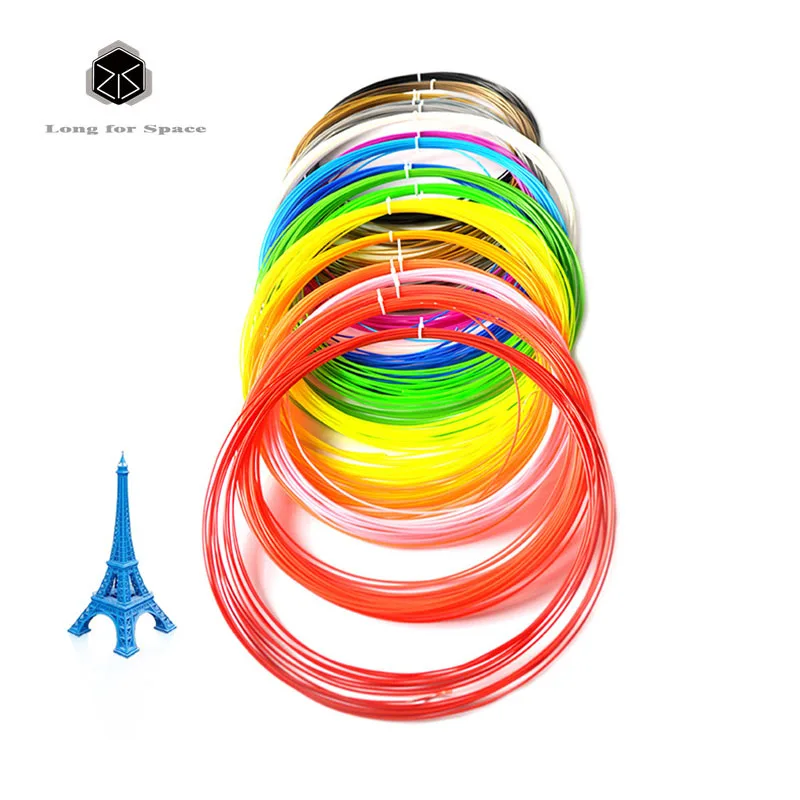 New Free Shipping 3D Printer PLA Filament 20 Colors /3M(60M)1.75mmFor Or Pen | Компьютеры и офис