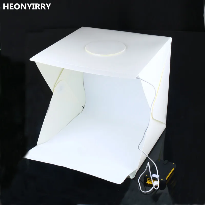 40x40x40 см фотостудия фон для фотосъемки встроенный светильник коробка маленькие