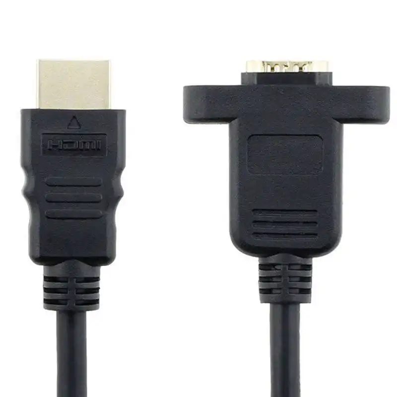 Высокоскоростной удлинитель Hdmi штекер гнездо провода с винтовой гайкой для