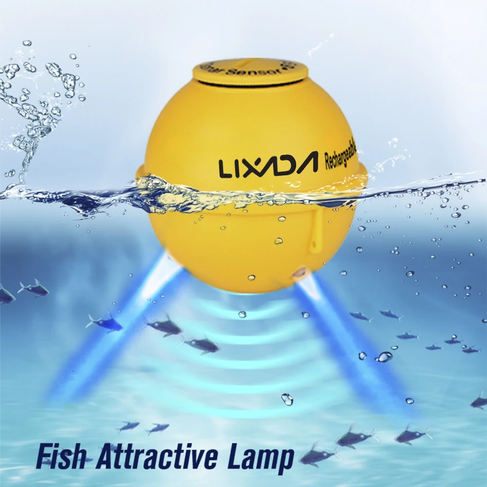 Беспроводной рыболокатор Lixada FF1108 1CWLA 2 в 1 с ЖК дисплеем гидролокатором и глубиной