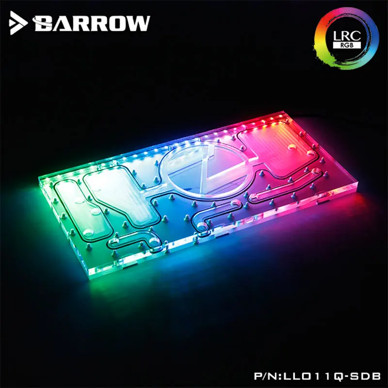Курган LLO11Q-SDBV1, передние водные платы для Lian Li PC-O11 динамический чехол, для Intel cpu водоблок и один GPU здание