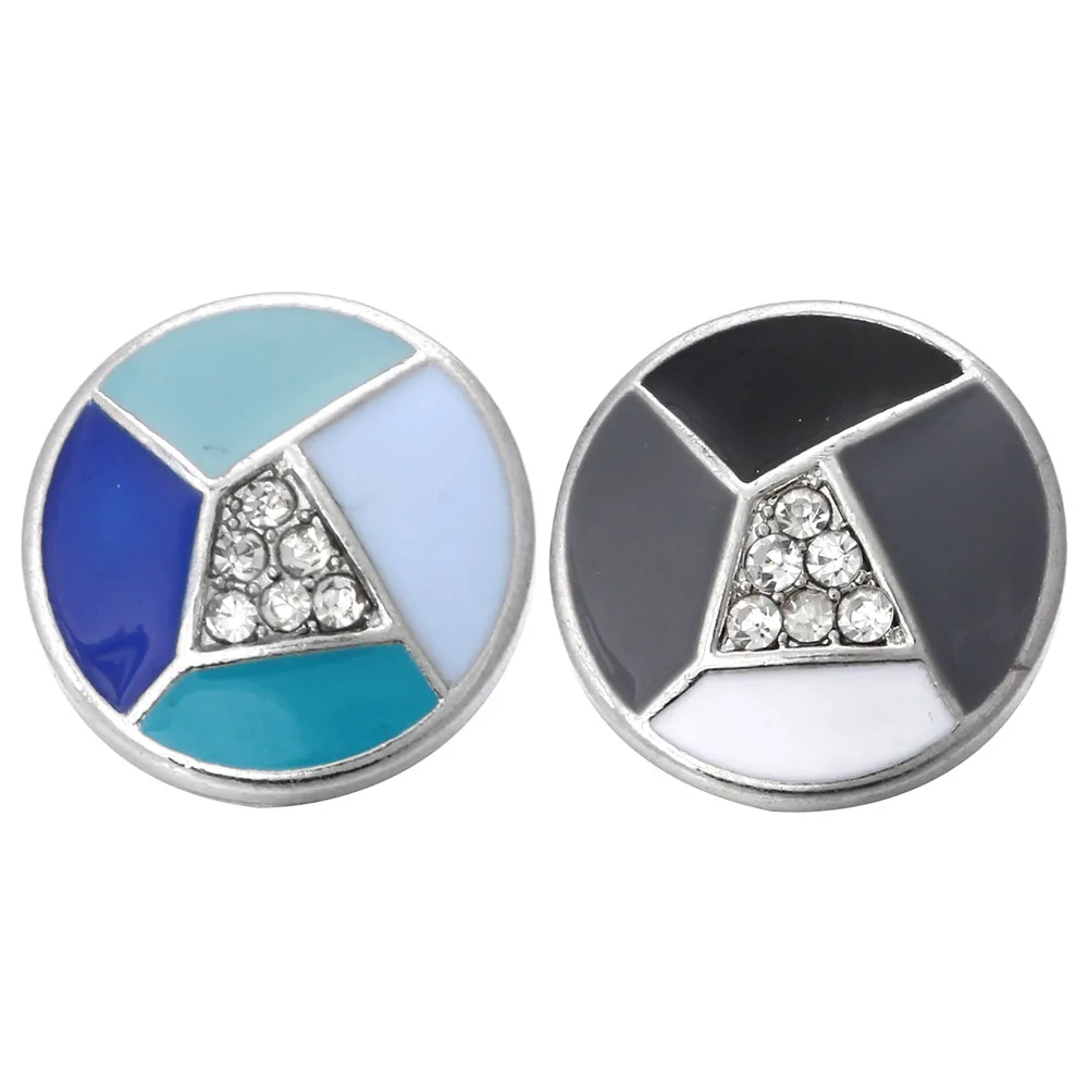 5 шт./лот новые кнопки для ювелирных изделий из горного хрусталя металлические 18