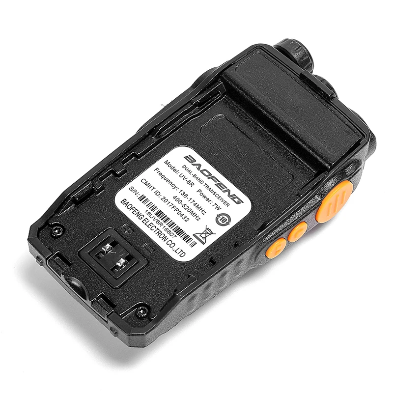 Aofeng UV 6R двухканальные рации 7 Вт Professional CB радио Dual Band 128CH ЖК дисплей беспроводной