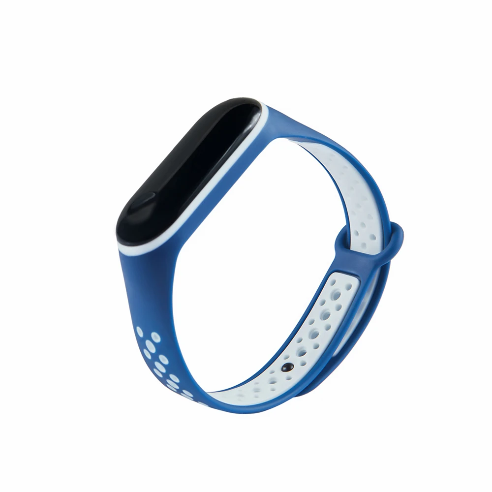 Duotone браслет на запястье для Xiaomi Mi Band 3 Смарт часы мягкий силиконовый браслет запасные части ремень аксессуары