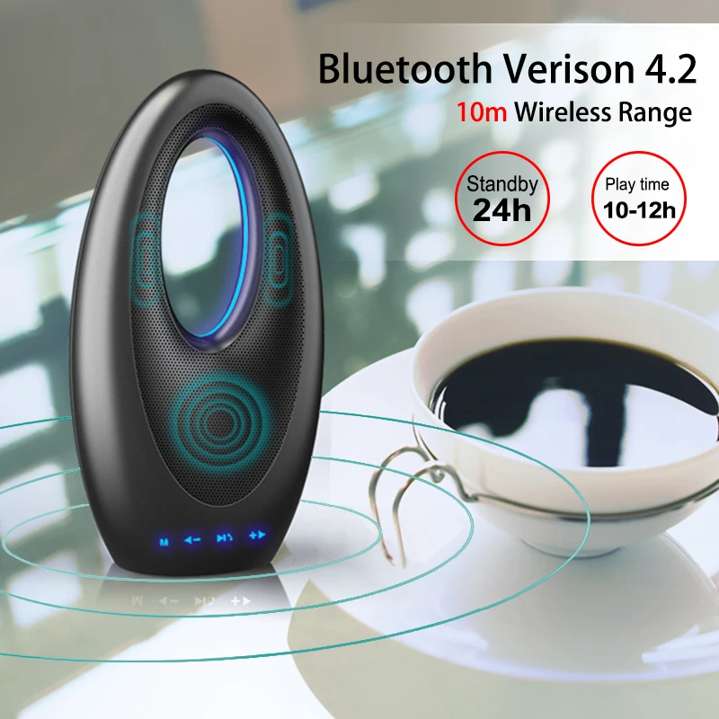

Luxury Sailing Hotel-style Bluetooth Speaker Lithium Battery Portable Touch Speaker for Phone TV PC Compatible with Android IOS