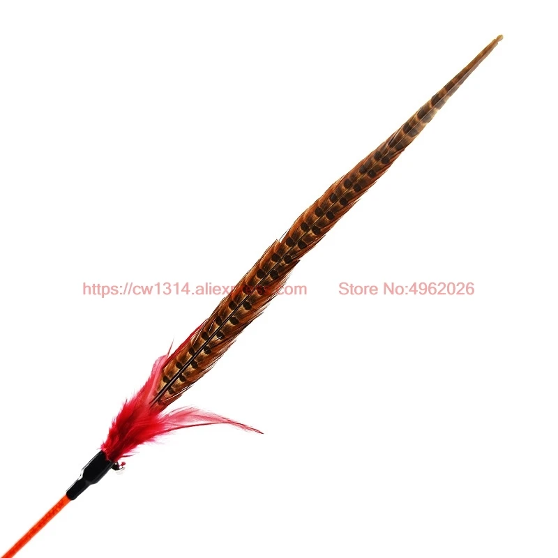 Turkey hair funny cat feathers Mountain chicken pole Cat supplies toys CFA competition dedicated | Дом и сад
