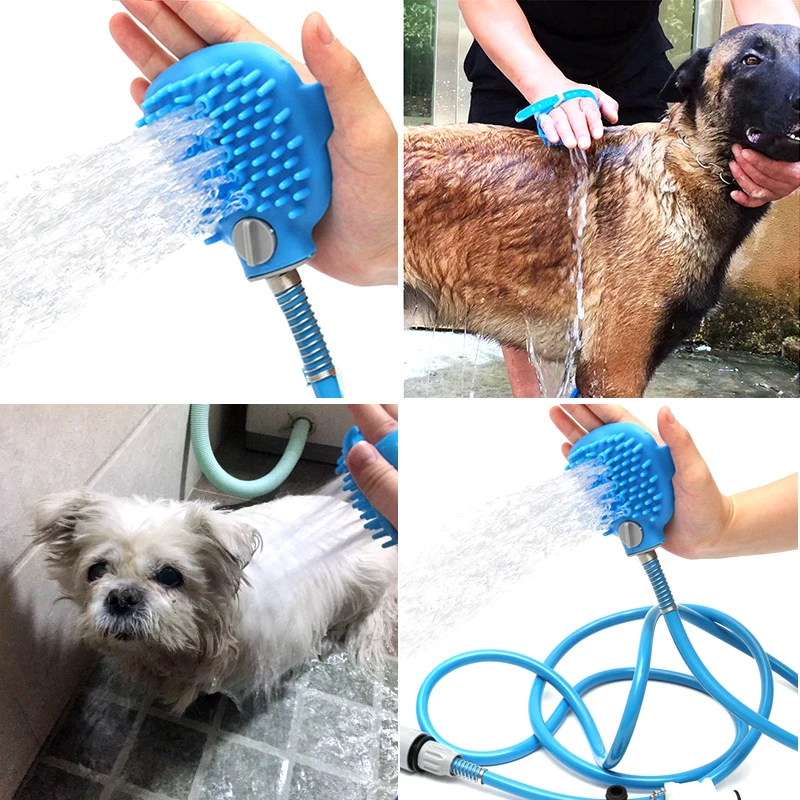 Массажное сопло для домашних животных душа собаки большие перчатки купания