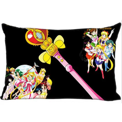 Лучшие наволочки на заказ Sailor_Moon(1) Домашняя прямоугольная Наволочка на молнии(с одной стороны)@ 181205-05-03-146 - Цвет: Pillowcase